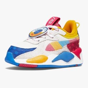 Puma Paw Patrol XRs XTeam Lace Up Sneakers White Red Blue and Yellow